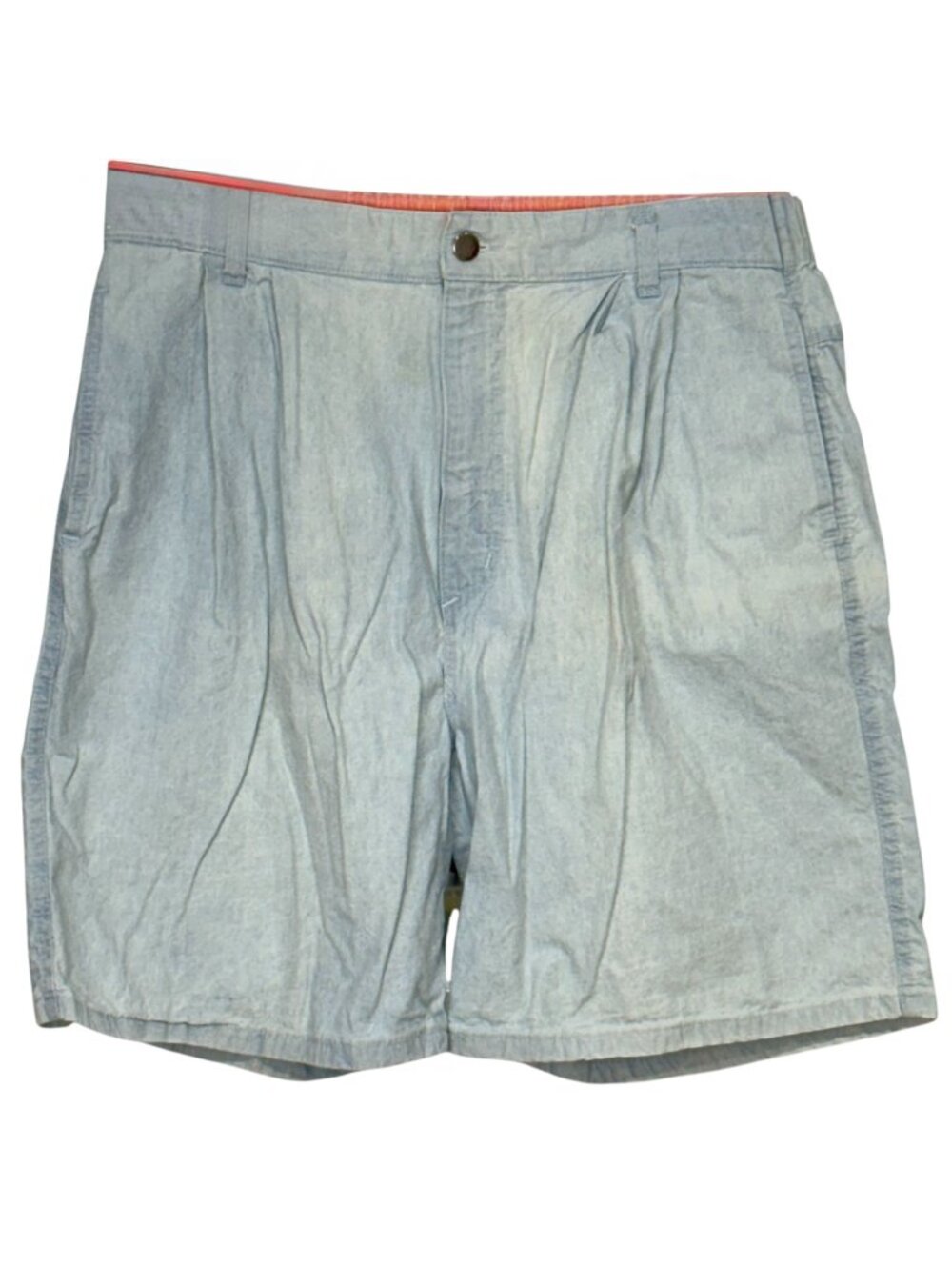 Ocean Pacific Mens Light Wash Denim Shorts 34" Waist 80s Vintage